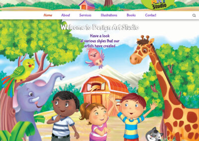Website designed for Design Art Studios